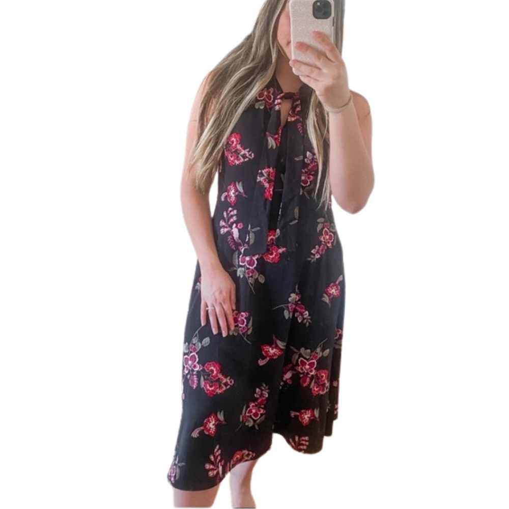 Ann Taylor Factory Floral Dress Size 14